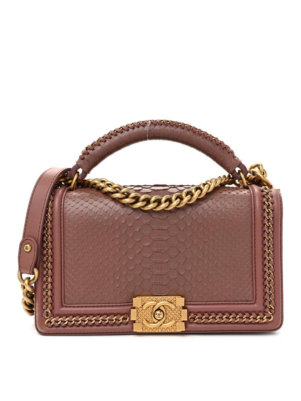 Chanel Snakeskin Calfskin Medium Chain #293380C52B